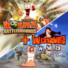 Worms Battlegrounds + Worms W.M.D PS4