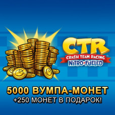 Crash Team Racing Nitro-Fueled - 5000 (+250) Mонет Wumpa PS4 Crash Team Racing Nitro-Fueled - 5000 (+250) Mонет Wumpa PS4