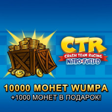 Crash Team Racing Nitro-Fueled - 10000 (+1000) Mонет Wumpa PS4
