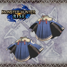 Monster Hunter Rise - "Kamura Cloak Garb" Hunter layered armor piece PS4 & PS5