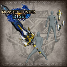 Monster Hunter Rise - "Lost Code: Asca" Hunter layered weapon (Great Sword) PS4 & PS5	
