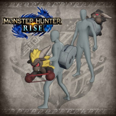 Monster Hunter Rise - "Stuffed Rajang" Hunter layered weapon (Bow) PS4 & PS5