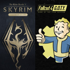 Skyrim Anniversary Edition + Fallout 4 G.O.T.Y Bundle PS4 & PS5 